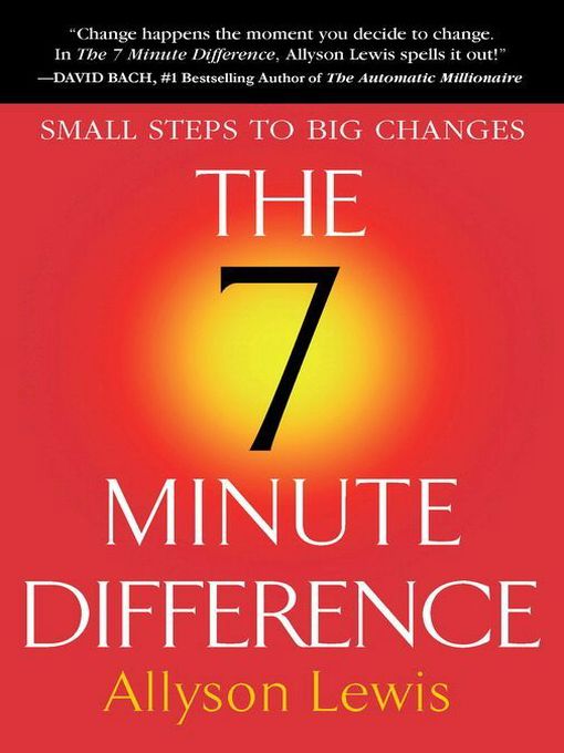 Title details for The 7 Minute Difference by Allyson Lewis - Available